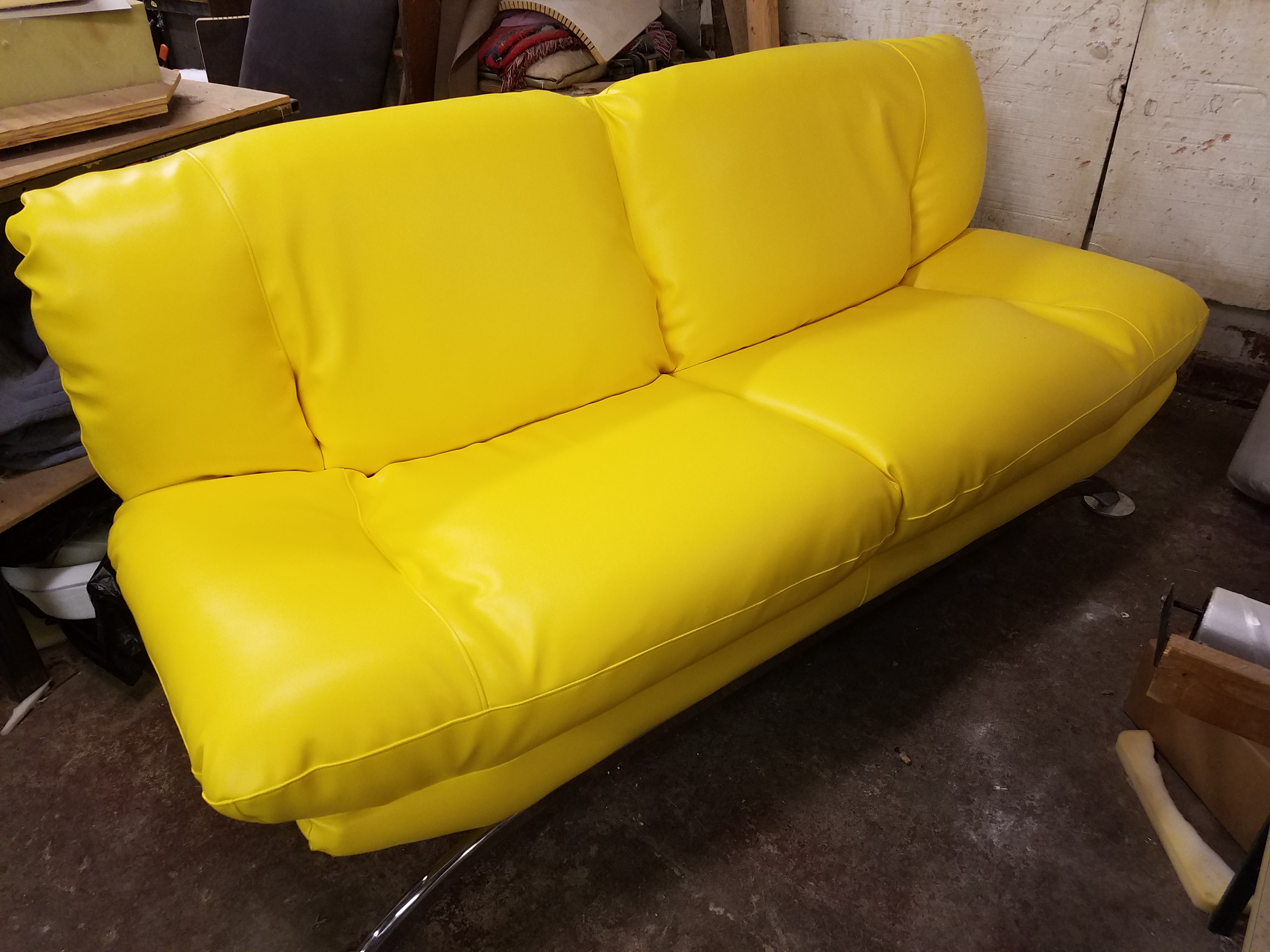 Vinyl Couch